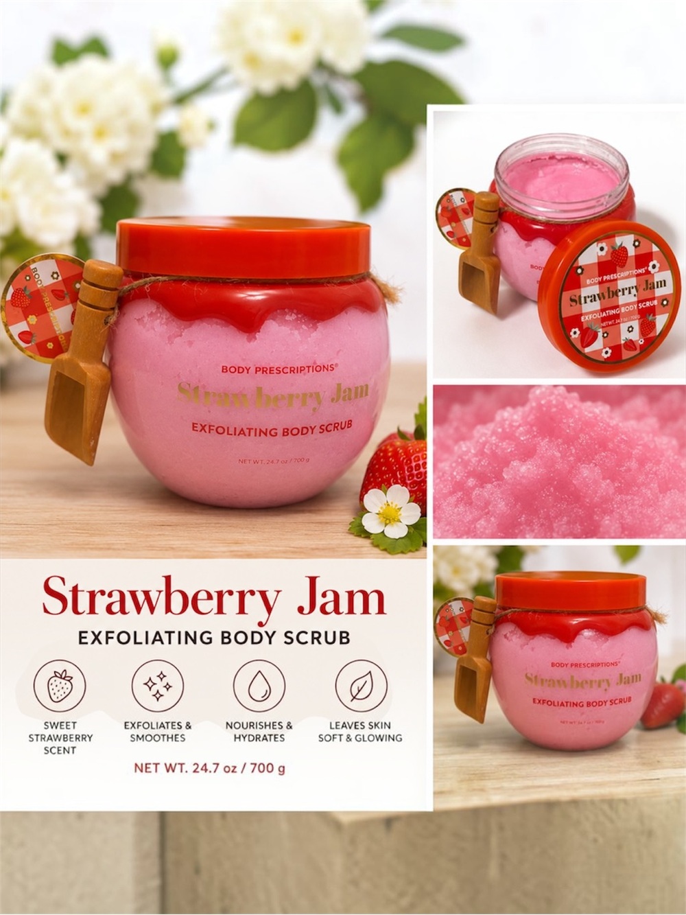 Strawberry Body Scrub